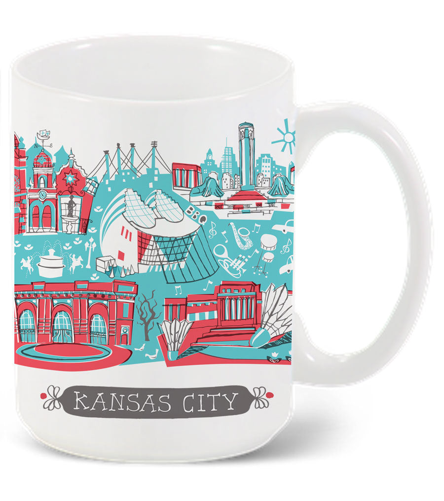 KC Royals Stadium Mug-Custom City Mug – Tammy Smith Design