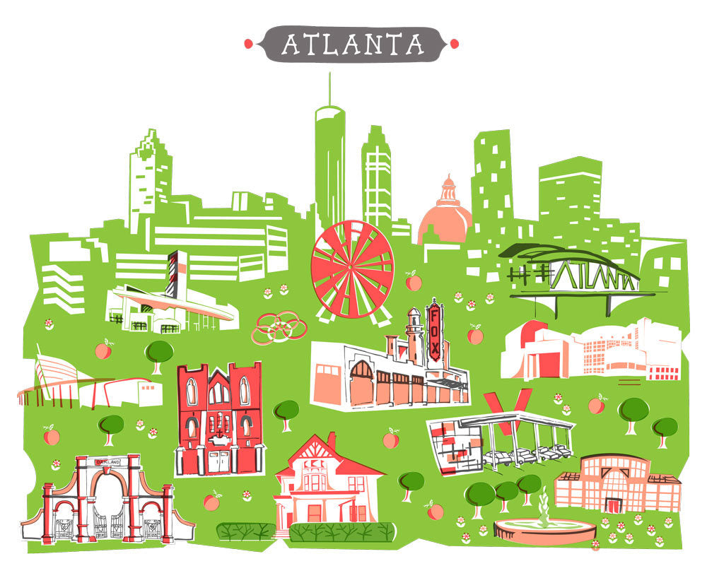 Atlanta Color Palette Print 